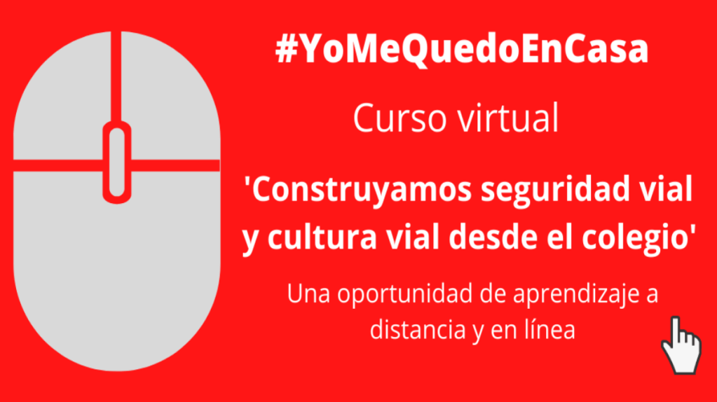 Información sobre el curso virtual de seguridad vial en el colegio